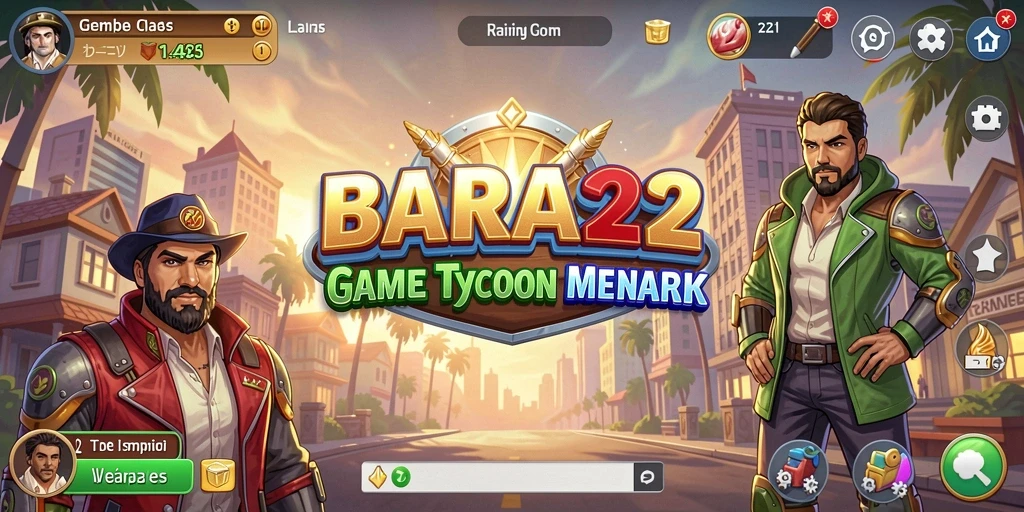 Screenshot BARA22 menampilkan aksi gameplay Tycoon yang menarik.