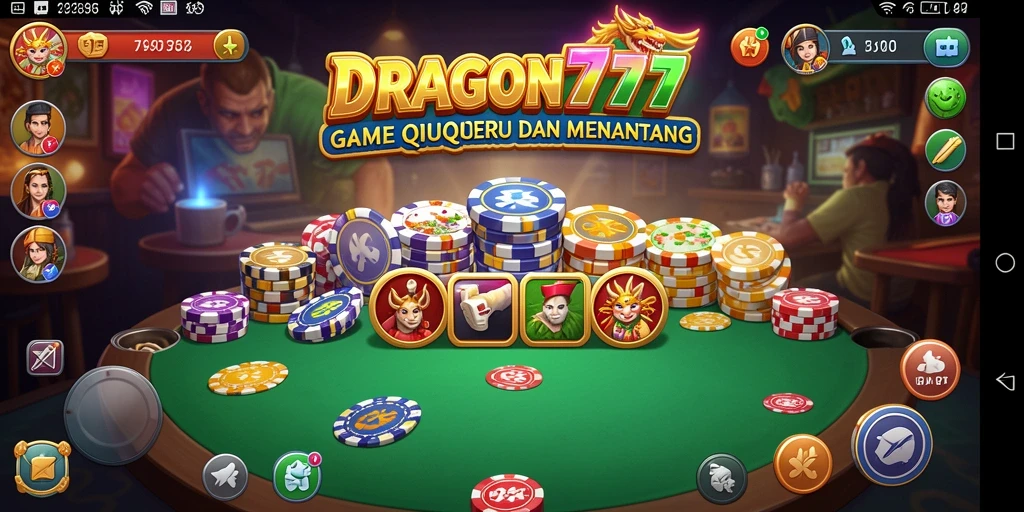 Gameplay seru QiuQiu di DRAGON777 dengan teman-teman.