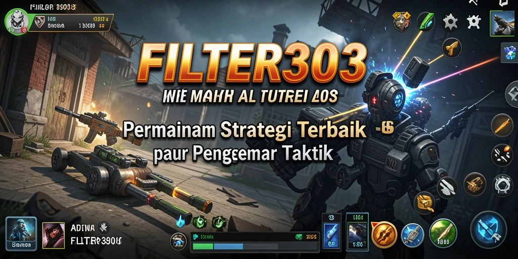 Tampilan gameplay FILTER303 dengan elemen strategi yang menantang.