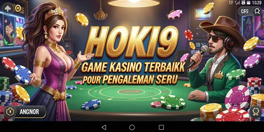 Tampilan utama HOKI9 dengan berbagai pilihan permainan Kasino yang menarik.