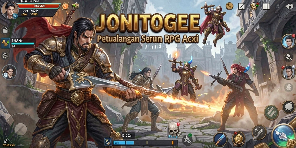 Gameplay seru di JONITOGEL dengan karakter yang kuat.