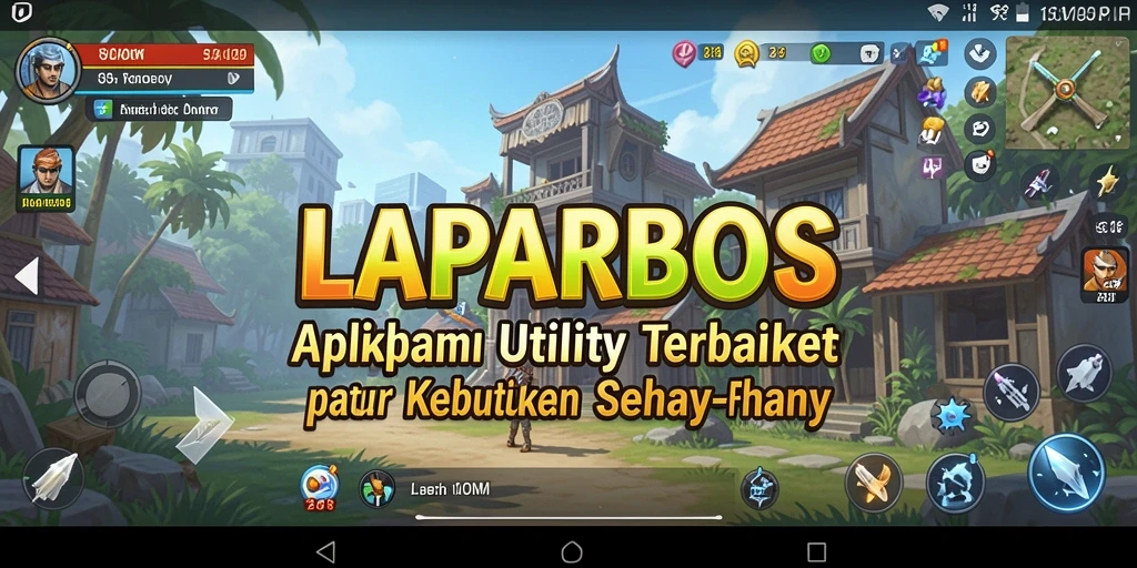 Tampilan antarmuka utama LAPARBOS yang user-friendly dan fungsional.