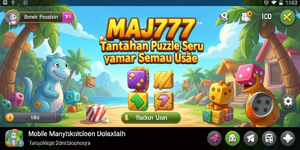 Tampilan gameplay seru dan tantangan Puzzle yang mengasyikkan.