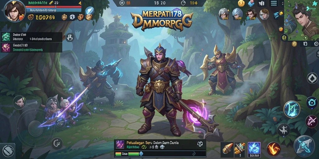 Tangkapan layar gameplay seru di dunia MMORPG MERPATI178.