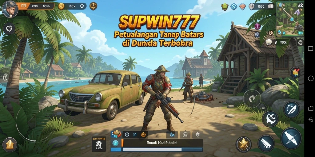 Tangkapan layar gameplay <strong>SUPWIN777</strong> memperlihatkan dunia terbuka yang menakjubkan.