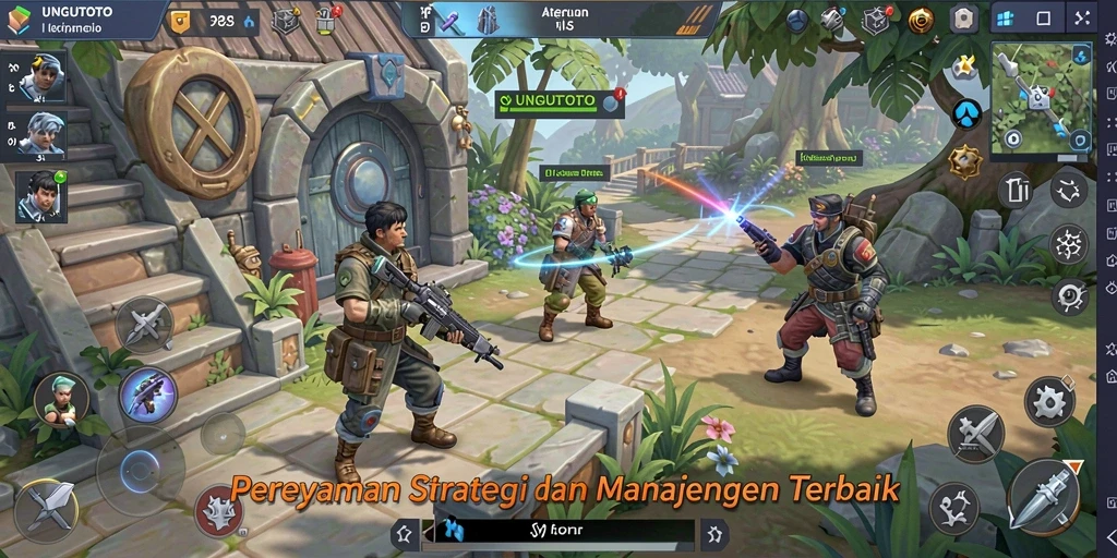 Gameplay seru UNGUTOTO dengan strategi yang mendalam.